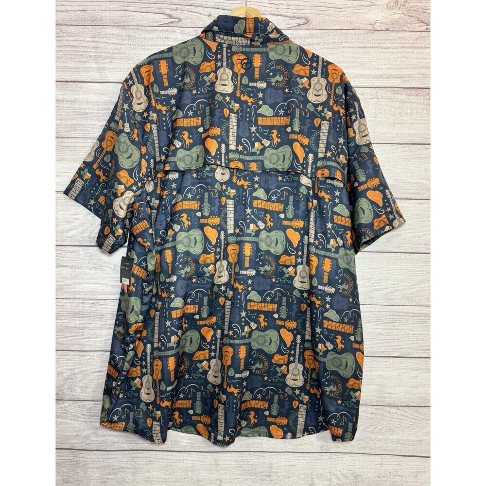 MAGELLAN Fishing Shirt Sz 2XL Academy GREEN - Picture 2 of 13